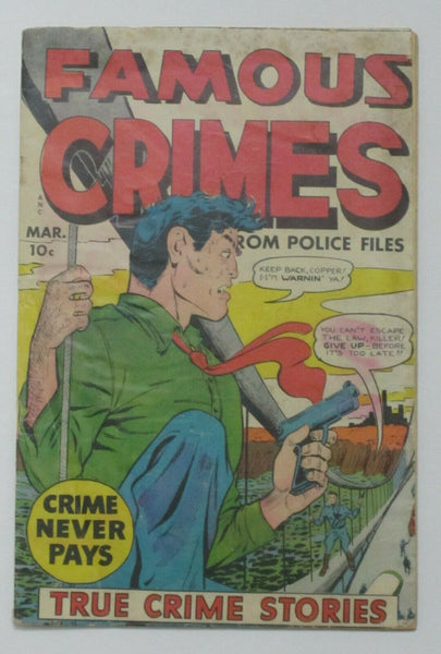 Famous Crimes #16 (Mar 1950, Fox) G/VG 3.0