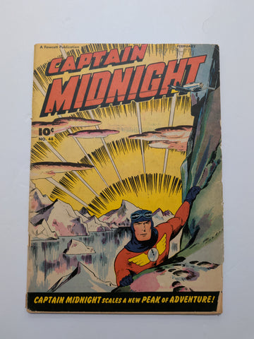 Captain Midnight #48 (Fawcett, Feb 1947) Good 2.0