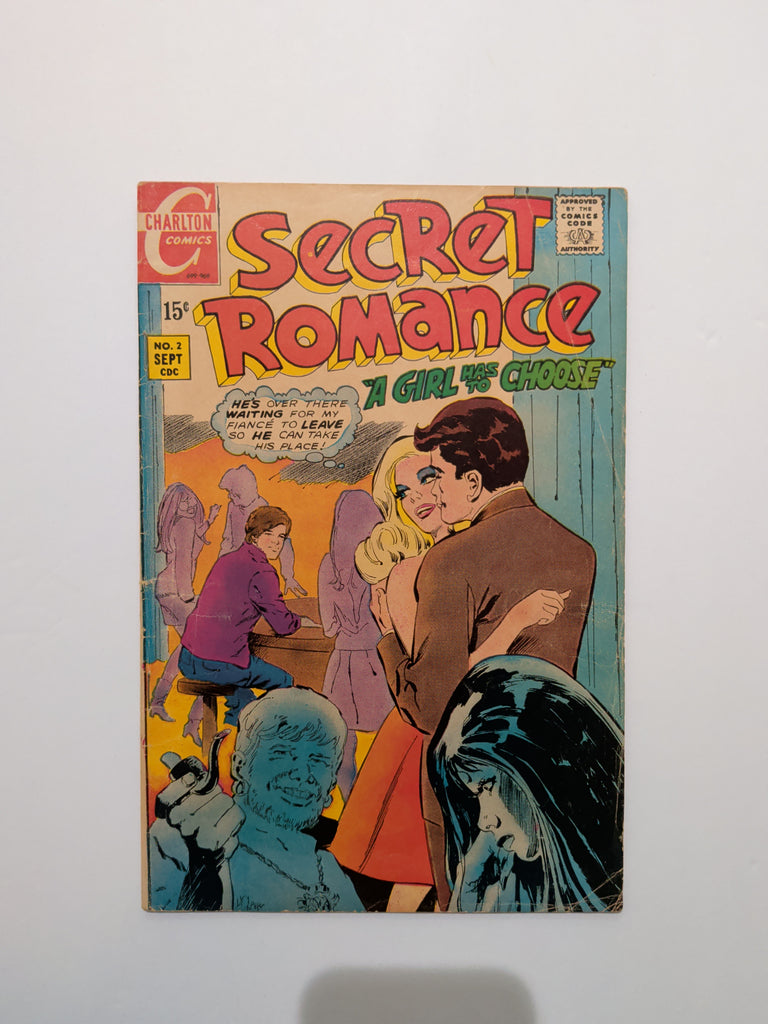 Secret Romance #2 (Charlton, Sept 1969) VG 4.0