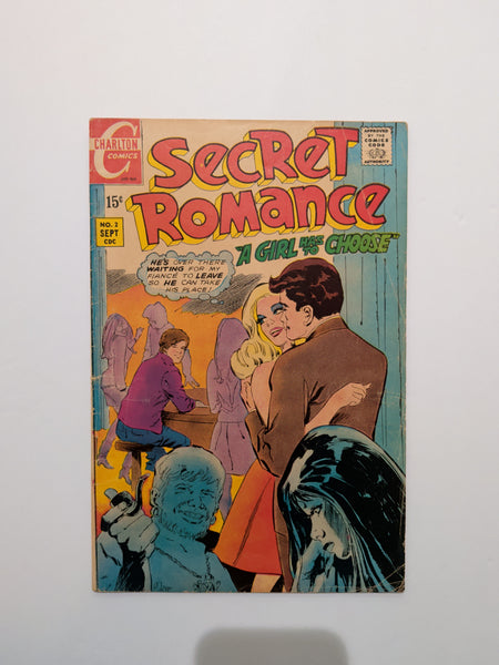 Secret Romance #2 (Charlton, Sept 1969) VG 4.0