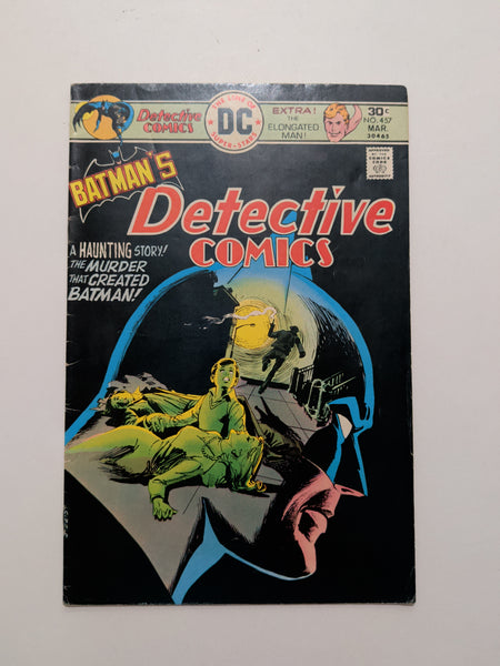 Detective Comics #457 (DC Mar 1976) VG+ 4.5 1st app Dr Leslie Thompkins