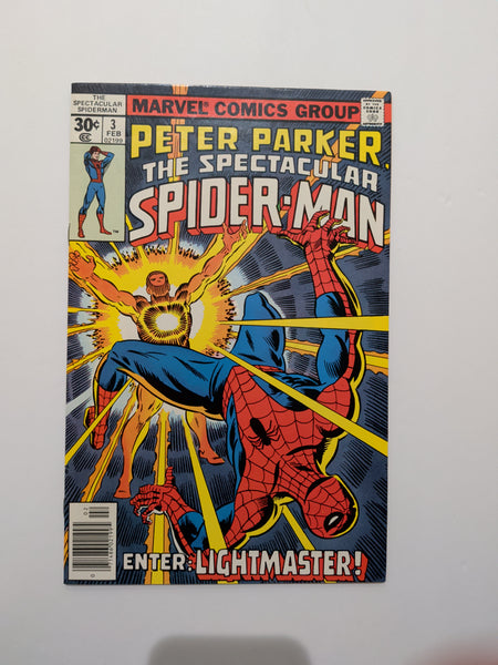 Spectacular Spider-Man #3 (Marvel, Feb 1977) VF- 7.5