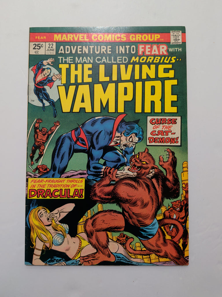 Fear #22 (Marvel, Jun 1974) VF- 7.5