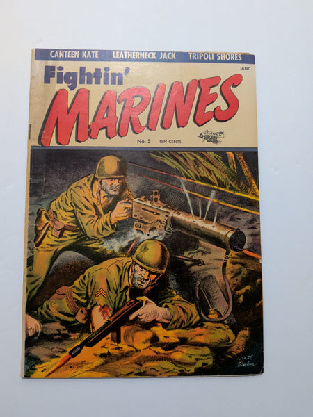 Fighntin' Marines #5 (St. John, Apr 1952) VG/FN 5.0 Matt Baker cover