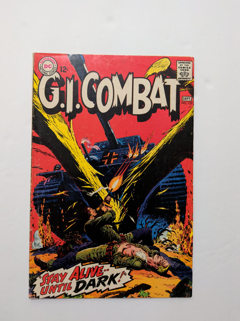 G.I. Combat #125 (DC, Sept 1967) VG 4.0 Russ Heath cover