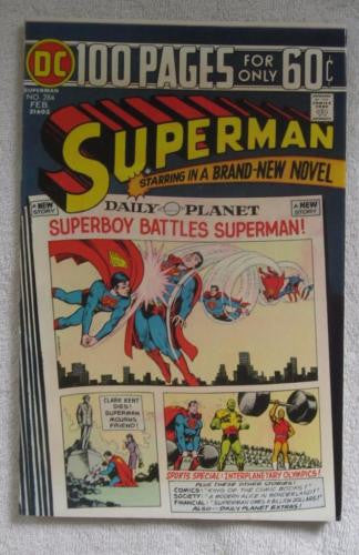 Superman #284 (Feb 1975, DC) 100 Pages VF- 7.5