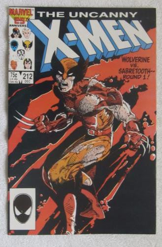 The Uncanny X-Men #212 (Dec 1986, Marvel) Wolverine vs Sabretooth VF/NM 9.0