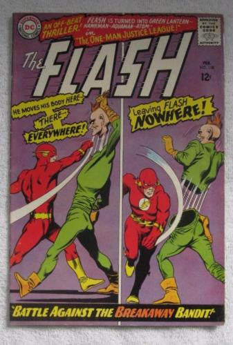 The Flash #158 (Feb 1966, DC) Infantino pencils VG/F 5.0