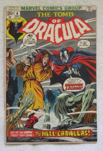 Tomb of Dracula #8 (May 1973, Marvel) Buscema pencils Fine+ 6.5