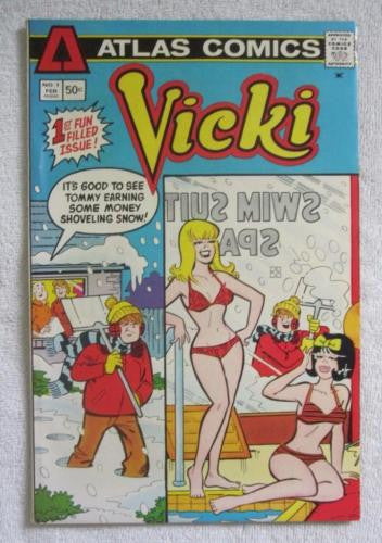 Vicki #1 (Feb 1975, Atlas Comics) High Grade NM 9.2