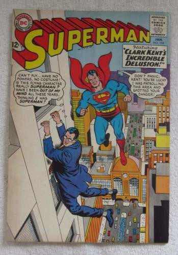 Superman #174 (Jan 1965, DC) Bizarro app VG 4.0