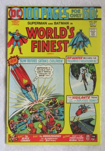 World's Finest Comics #225 (Sep-Oct 1974, DC) 100 Pages Fine+ 6.5