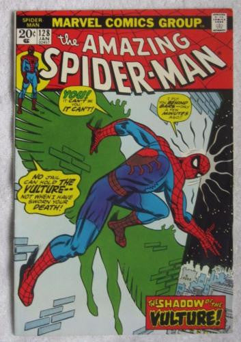 The Amazing Spider-Man #128 (Jan 1974, Marvel) Romita art VF- 7.5