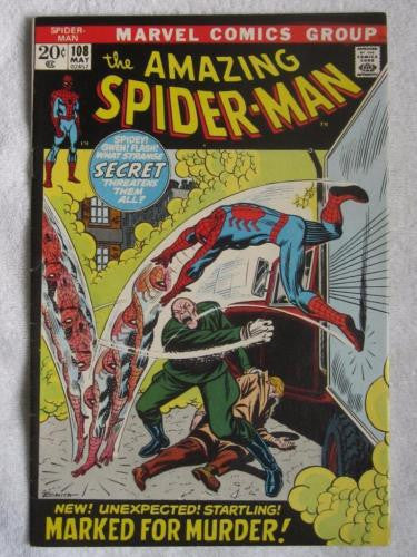 The Amazing Spider-Man #108 (May 1972, Marvel) Stan Lee script FN+ 6.5