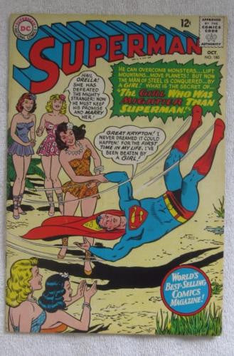 Superman #180 (Oct 1965, DC) Curt Swan pencils VG 4.0