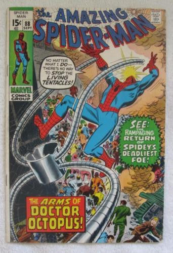 The Amazing Spider-Man #88 (Sep 1970, Marvel) John Romita pencils Fine+ 6.5