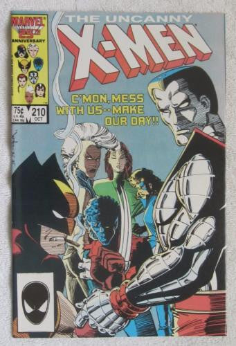 The Uncanny X-Men #210 (Oct 1986, Marvel) Mutant Massacre High Grade VF/NM 9.0