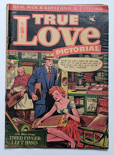 True Love Pictorial #7 (Dec 1953, St. John) Good- 1.8 Matt Baker cover.