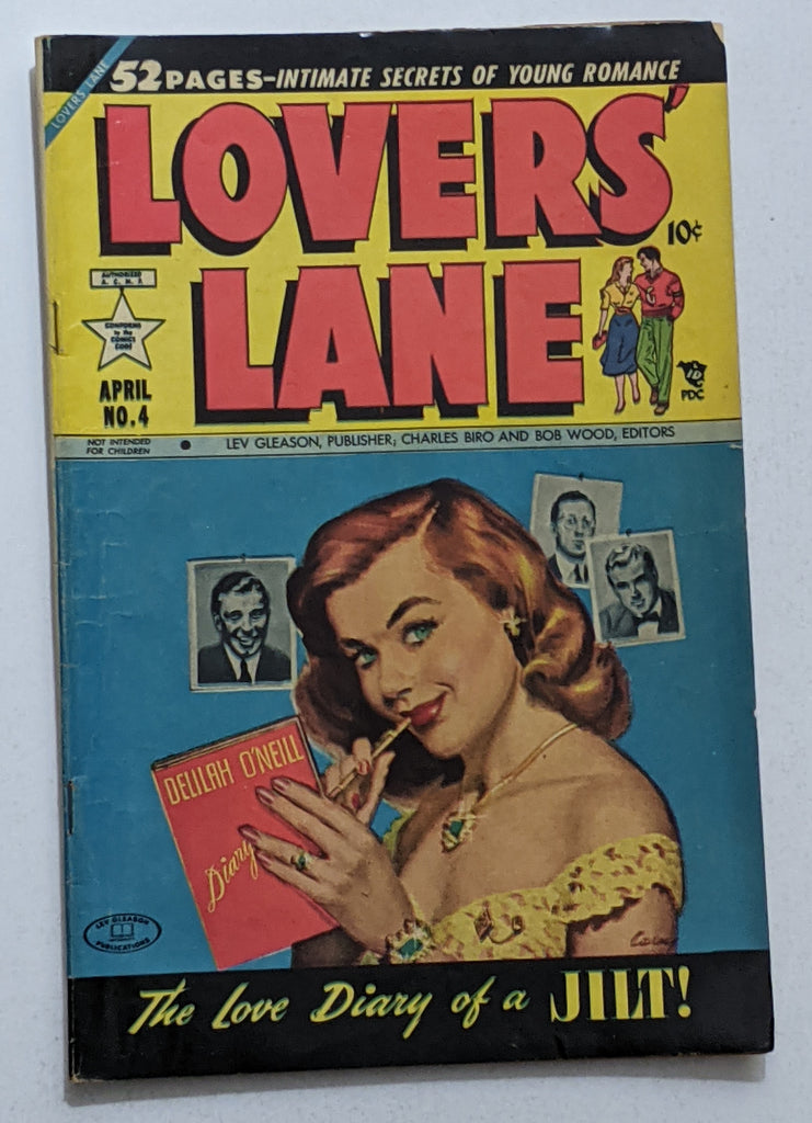 Lovers' Lane #4 (Apr 1950, Lev Gleason) VG+ 4.5 Bob Lubbers and Bob Fujitani art
