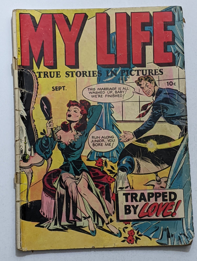My Life True Stories In Pictures #4 (Sept 1948, Fox) Used in SOTI Jack Kamen art