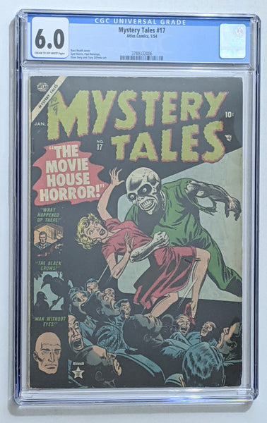 Mystery Tales #17 (Jan 1954, Atlas) CGC 6.0 Russ Heath cover Syd Shores Dave Berg art