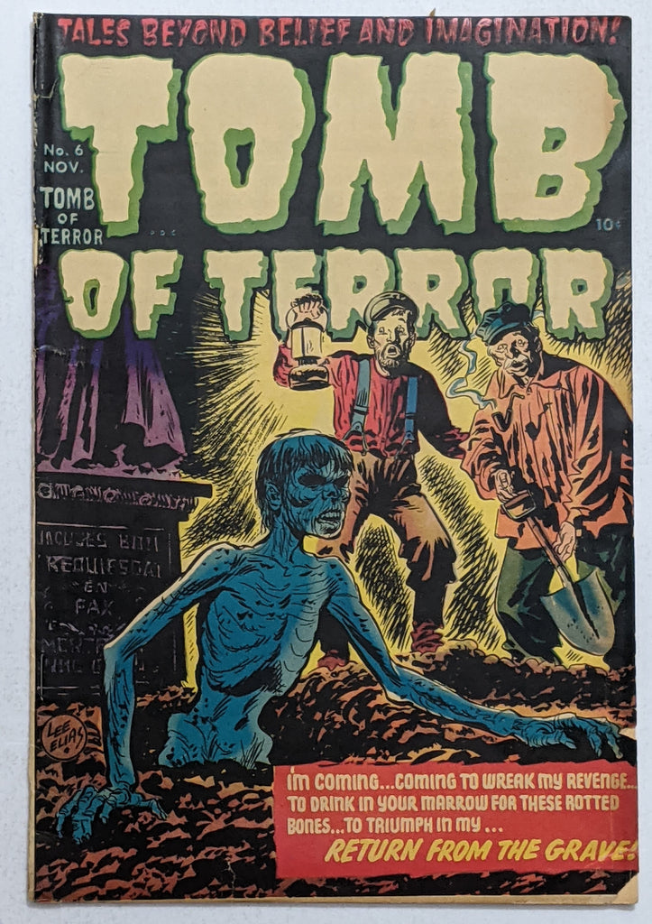 Tomb Of Terror #6 (Nov 1952, Harvey) FN- 5.5 Lee Elias cover