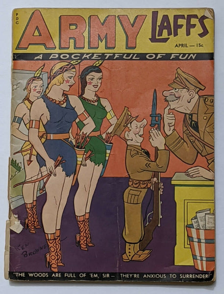 Army Laffs #2 (April 1941) Good- 1.8