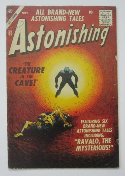 Astonishing #55 (Nov 1956, Atlas) Bill Everett cvr FN- 5.5