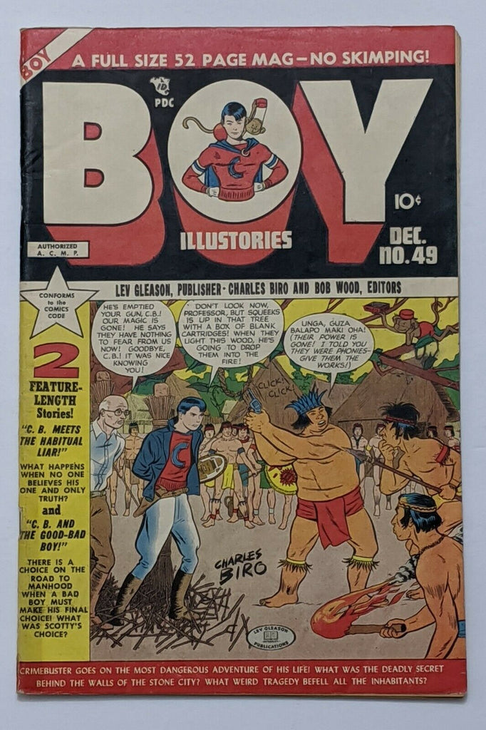 Boy Comics #49 (Dec 1949, Lev Gleason) FN+ 6.5 Charles Biro cover