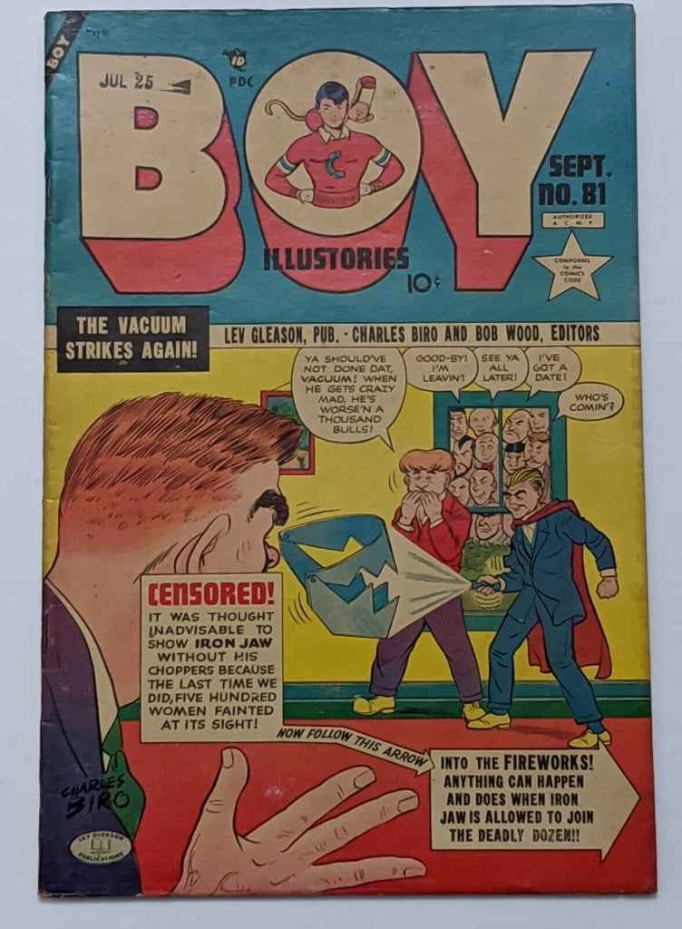 Boy Comics #81 (Sept 1952) FN 6.0 Charles Biro cover