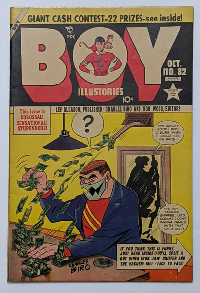 Boy Comics #82 (Oct 1952, Lev Gleason) FN/VF 7.0 Charles Biro Iron Jaw cover