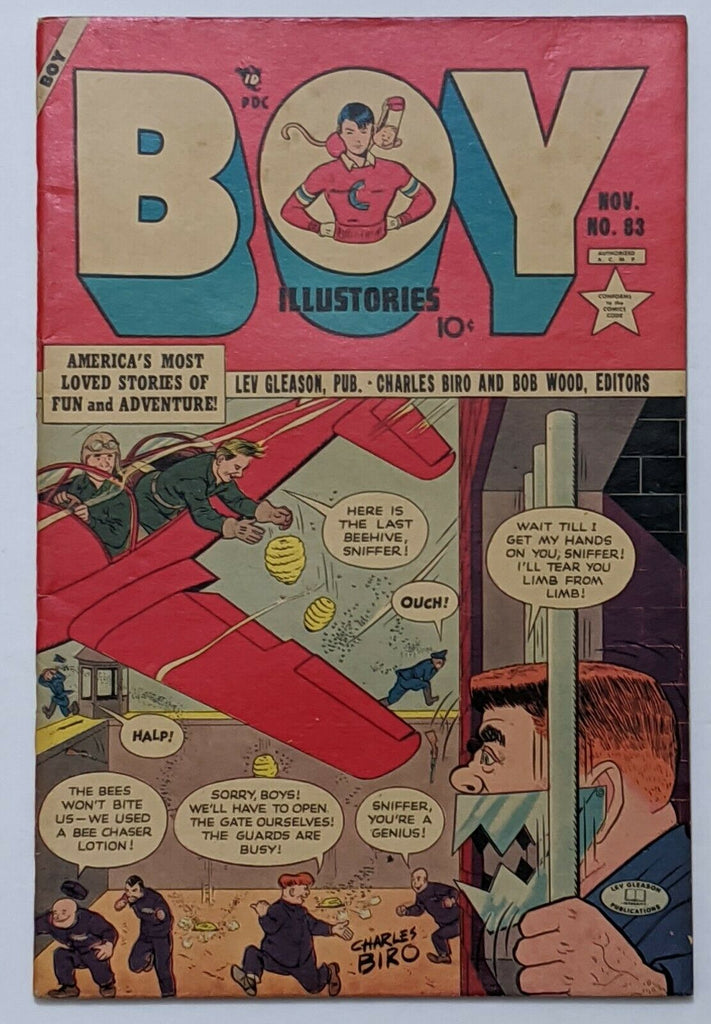 Boy Comics #83 (Nov 1952, Lev Gleason) FN/VF 7.0 Charles Biro Iron Jaw cover