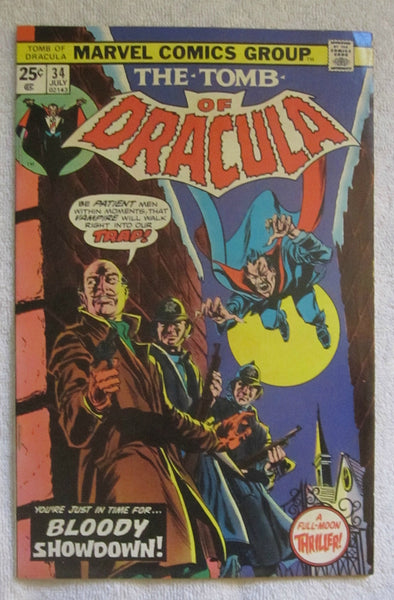 Tomb of Dracula #34 (Jul 1975, Marvel) High Grade VF 8.0