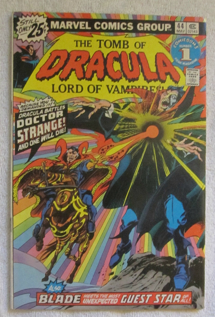 Tomb of Dracula #44 (May 1976, Marvel) Doctor Strange app FN 6.0