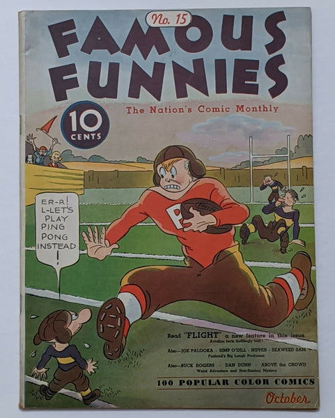 Famous Funnies #15 (Oct 1935, Eastern Color) FN+ 6.5 Football cover