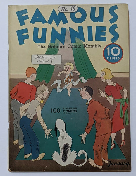 Famous Funnies #18 (Jan 1936, Eastern Color) VG+ 4.5 Buck Rogers