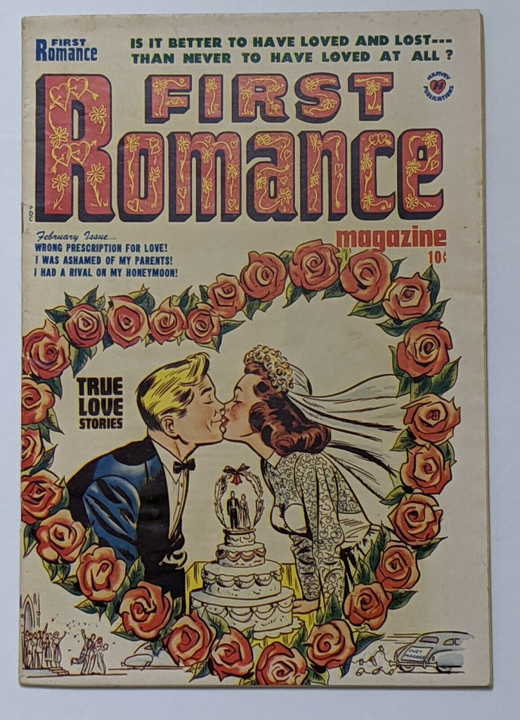 First Romance Magazine #4 (Feb 1950, Harvey) VF+ 8.5 Bob Powell art