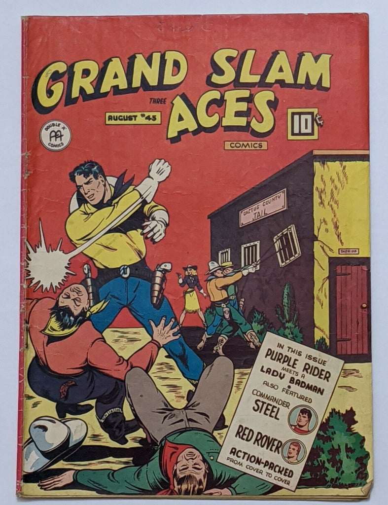Grand Slam Three Aces #45 (Aug 1946, Double A) G/VG 3.0