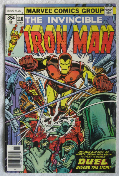 Iron Man #110 (May 1978, Marvel) Jack of Hearts origin retold VF- 7.5