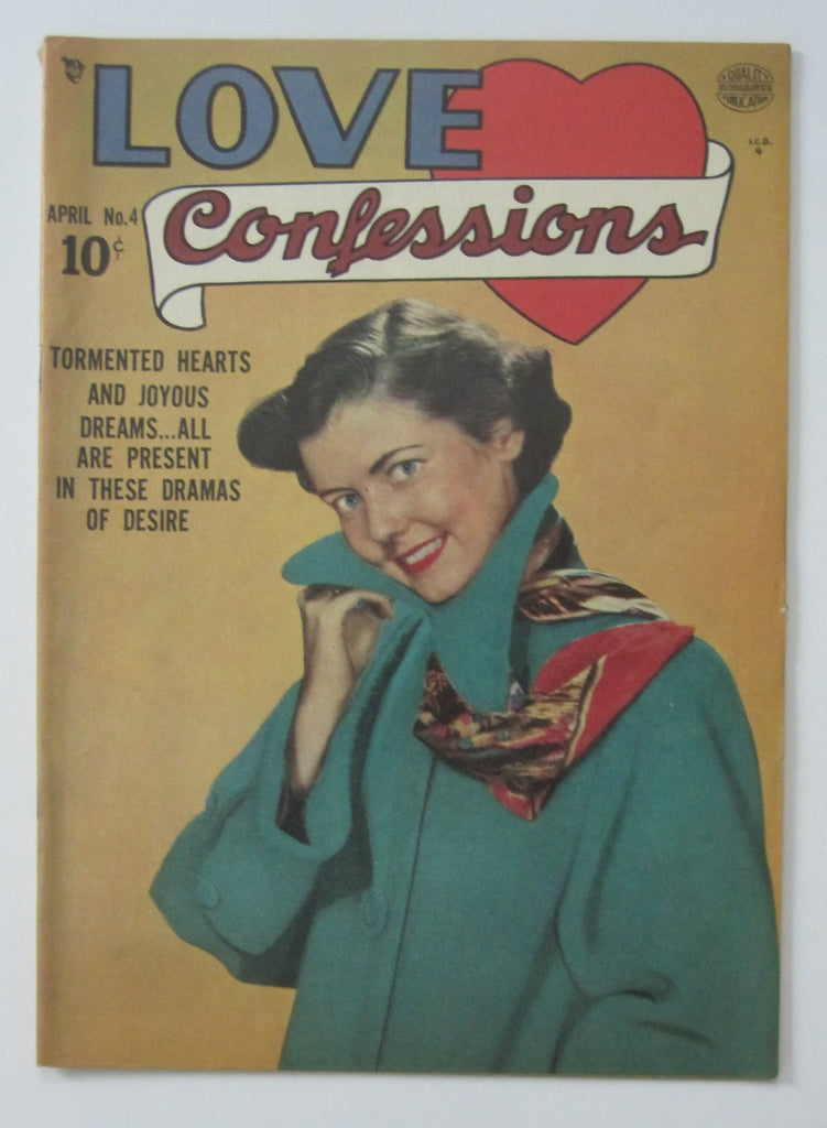 Love Confessions #4 (Apr 1950, Quality) Reed Crandall art FN- 5.5