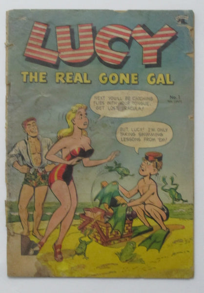 Lucy The Real Gone Gal #1 (Jun 1953, St. John) Fair 1.0 Lily Renee art