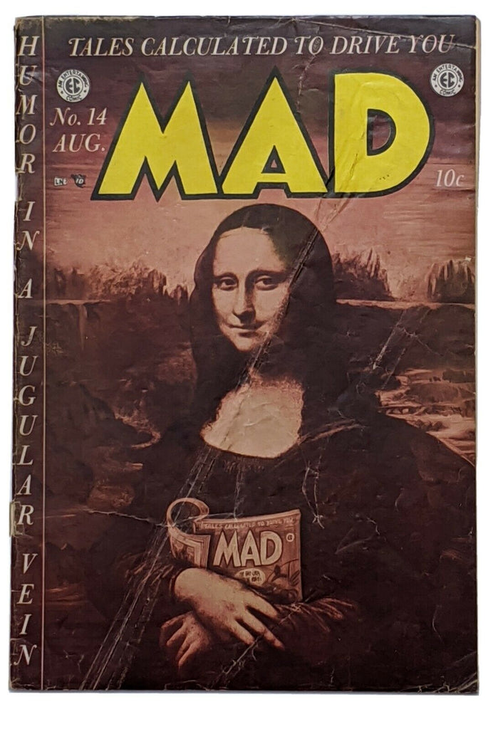 Mad #14 (Aug 1954, EC) Good- Wally Wood Russ Heath art