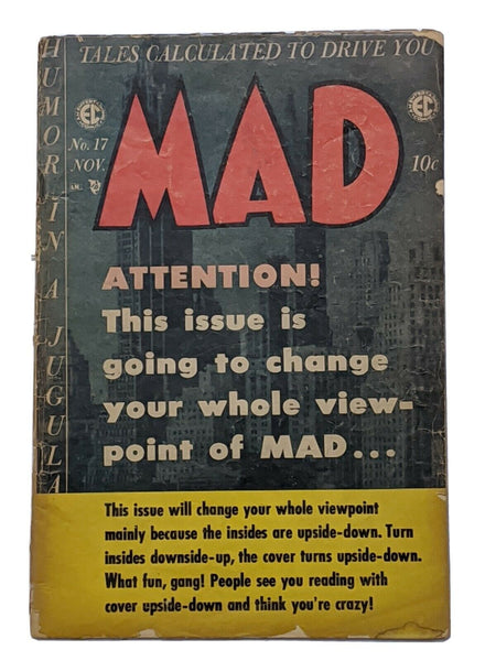 Mad #17 (Nov 1954, EC) Good- 1.8 Bernie Krigstein Basil Wolverton art