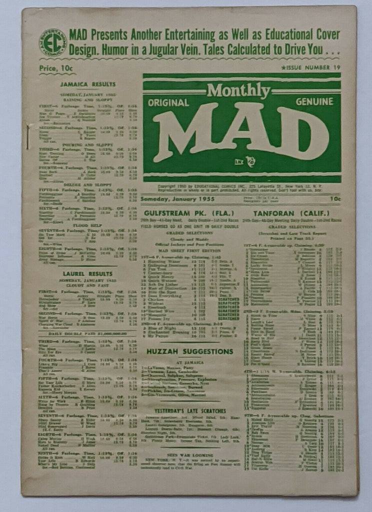 Mad #19 (Jan 1955, EC) VG- 3.5 Wally Wood art