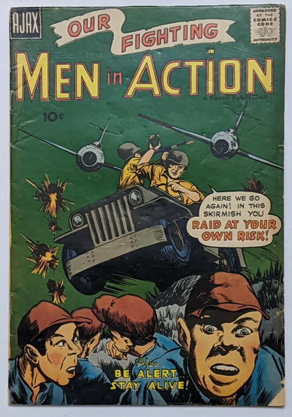 Men In Action #5 (Feb 1958, Ajax-Farrell) VG- 3.5