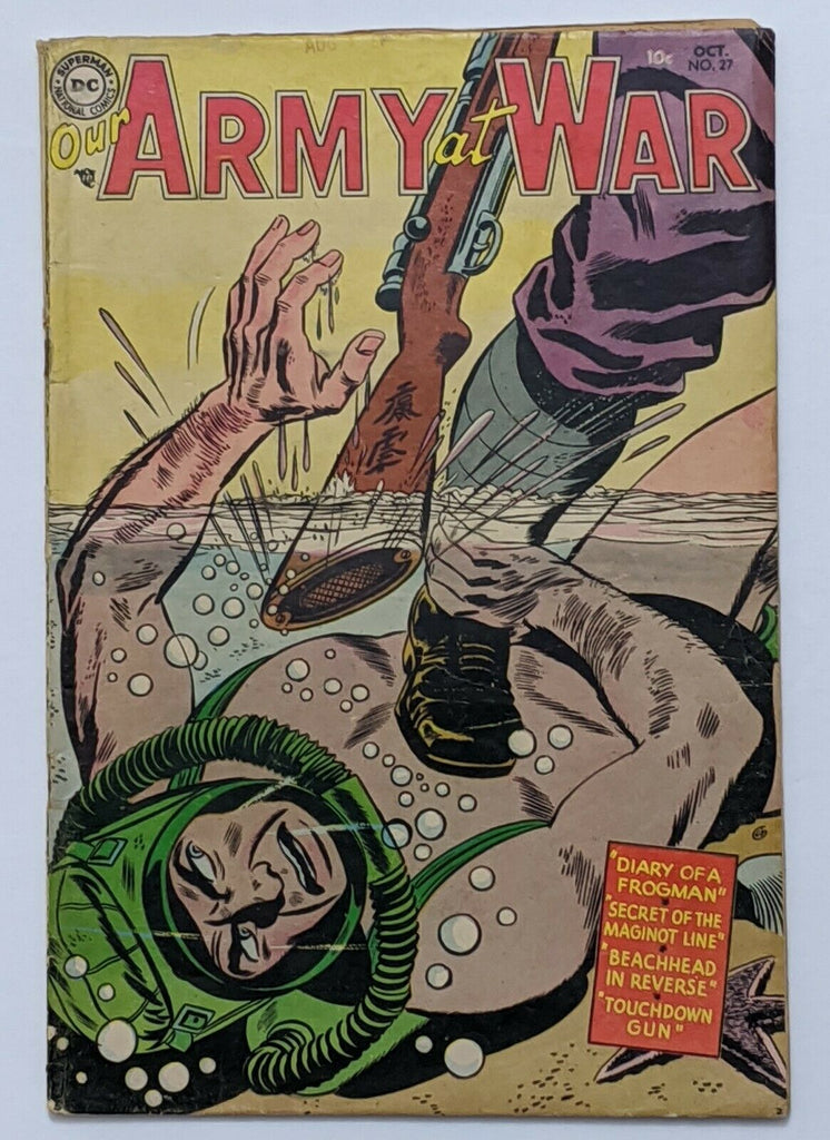 Our Army At War #27 (Oct 1954, DC) VG- 3.5 Ross Andru art