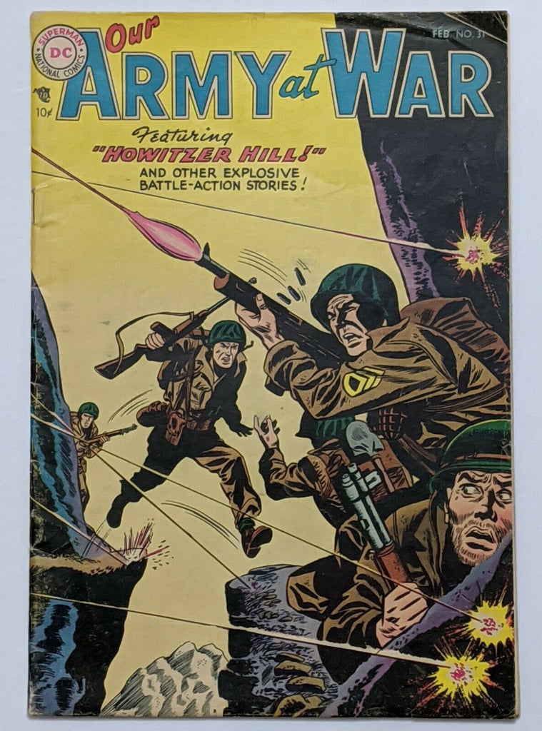 Our Army At War #31 (Feb 1955, DC) VG 4.0 Ross Andru art