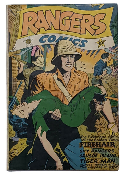 Rangers Comics #30 (Aug 1946, Fiction House) VG- 3.5 Lily Renee art