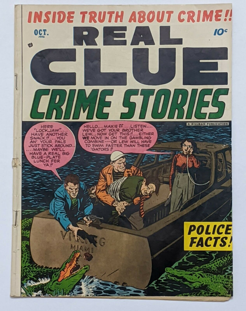 Real Clue Crime Stories Vol 7 No 8 (Oct 1952, Hillman) Good 2.0