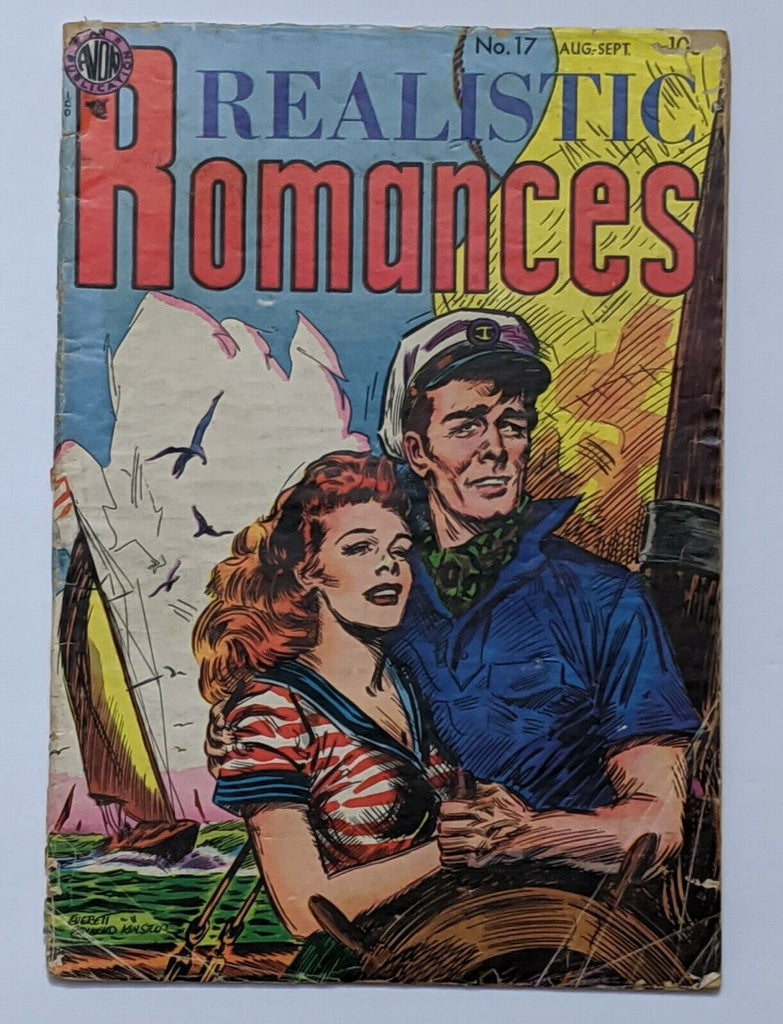 Realistic Romances #17 (Sept 1954, Avon) Everett Raymond Kinstler cvr GD- 1.8